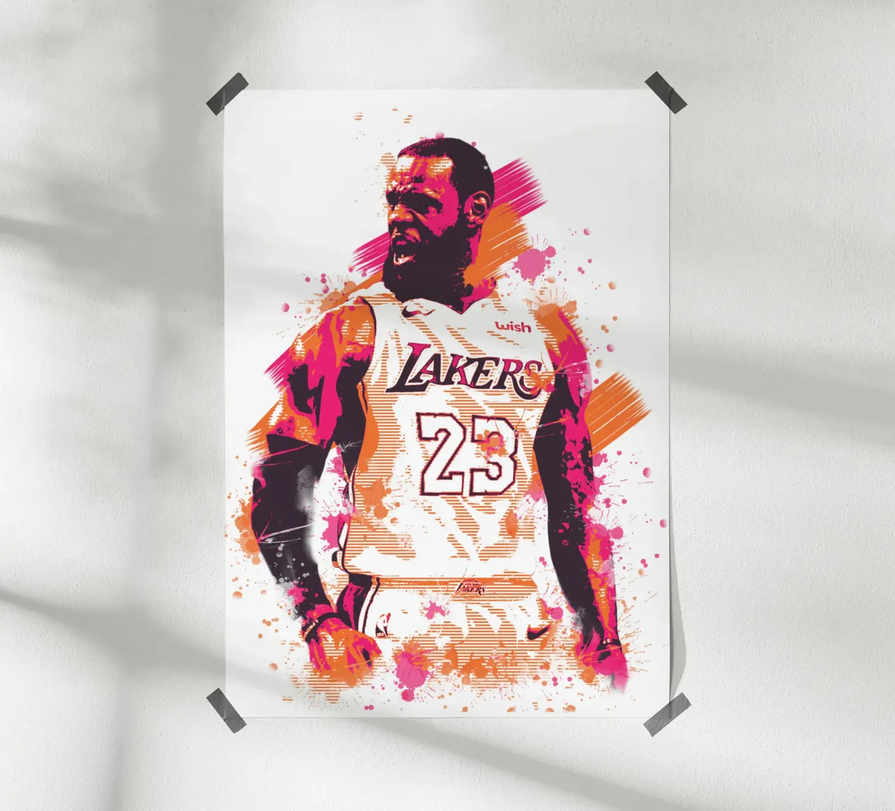 Lebron James poster da Lembayung art