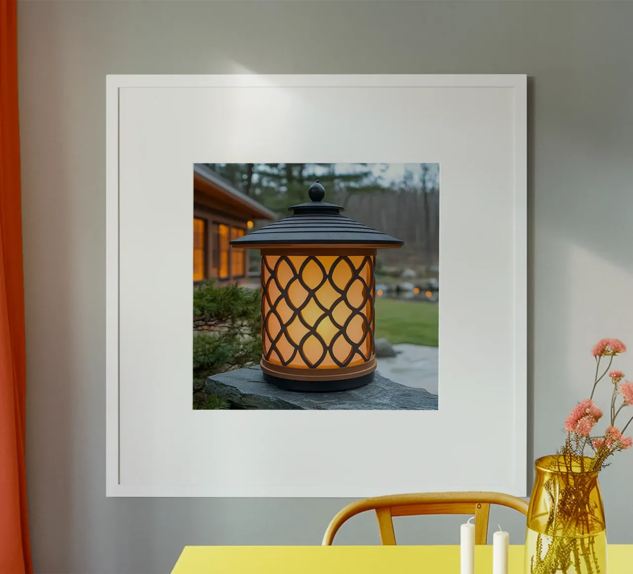 Essenza del Giappone poster con telaio in plastica da Wanderlust Vibes