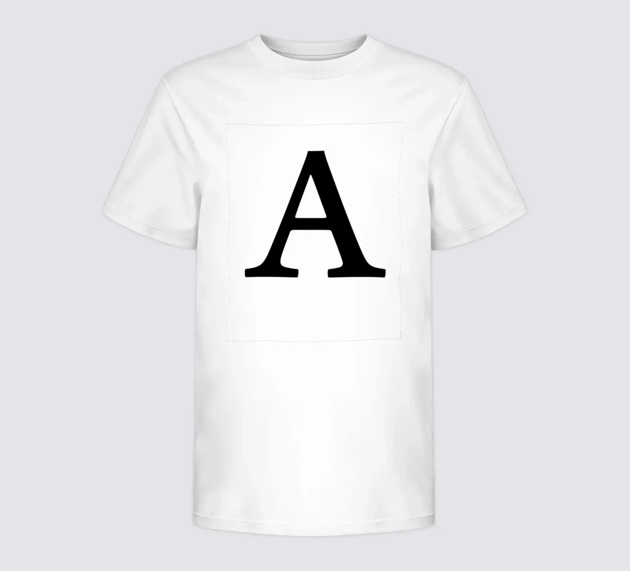 Brief A kinder t-shirt van Olivia Creator