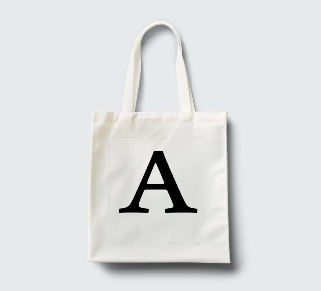 Letter A tote bag by Olivia Creator