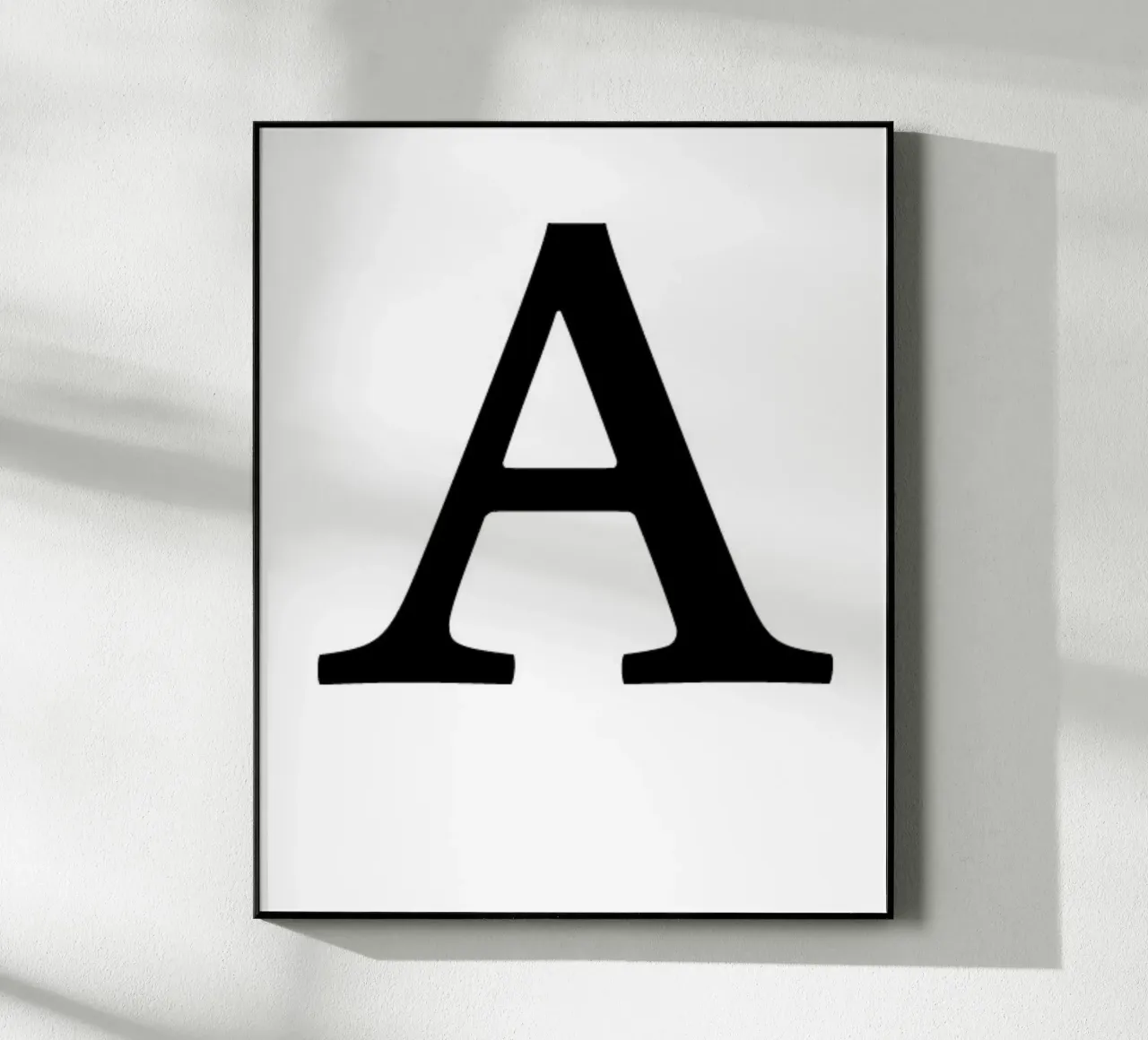 Lettera A plexiglass da Olivia Creator