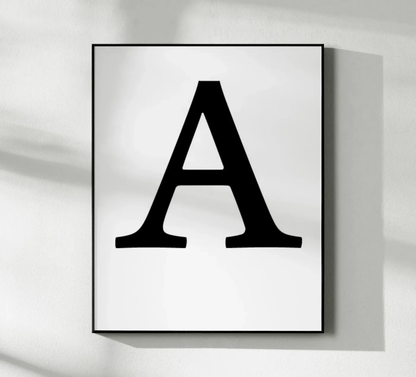 Lettera A plexiglass da Olivia Creator