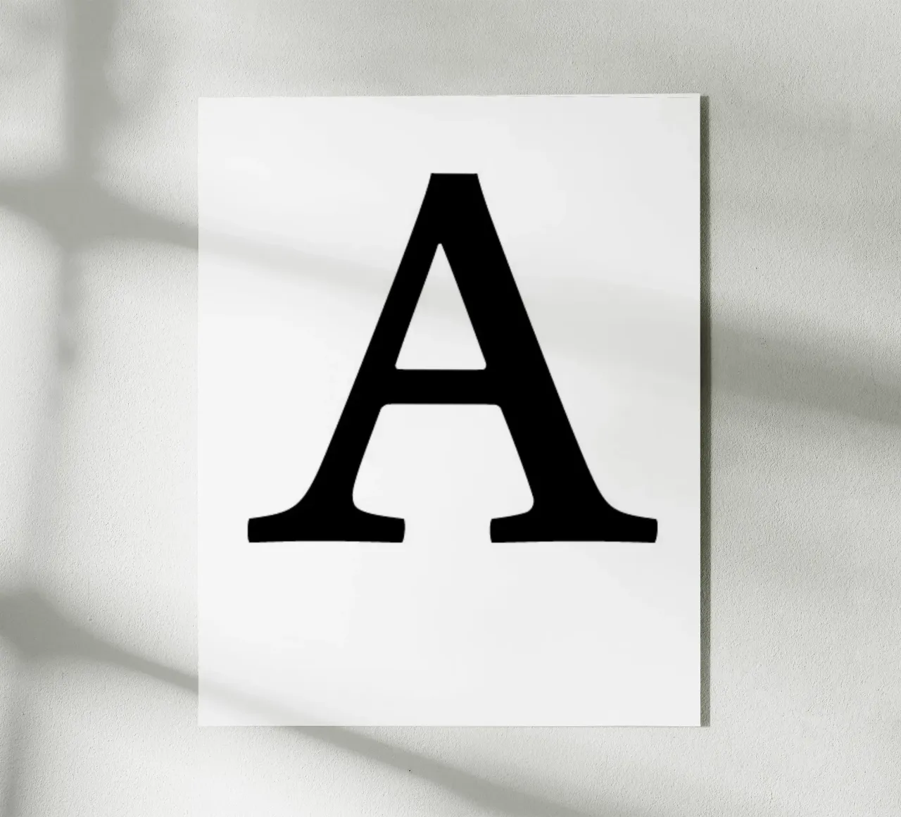 Lettera A plexiglass da Olivia Creator