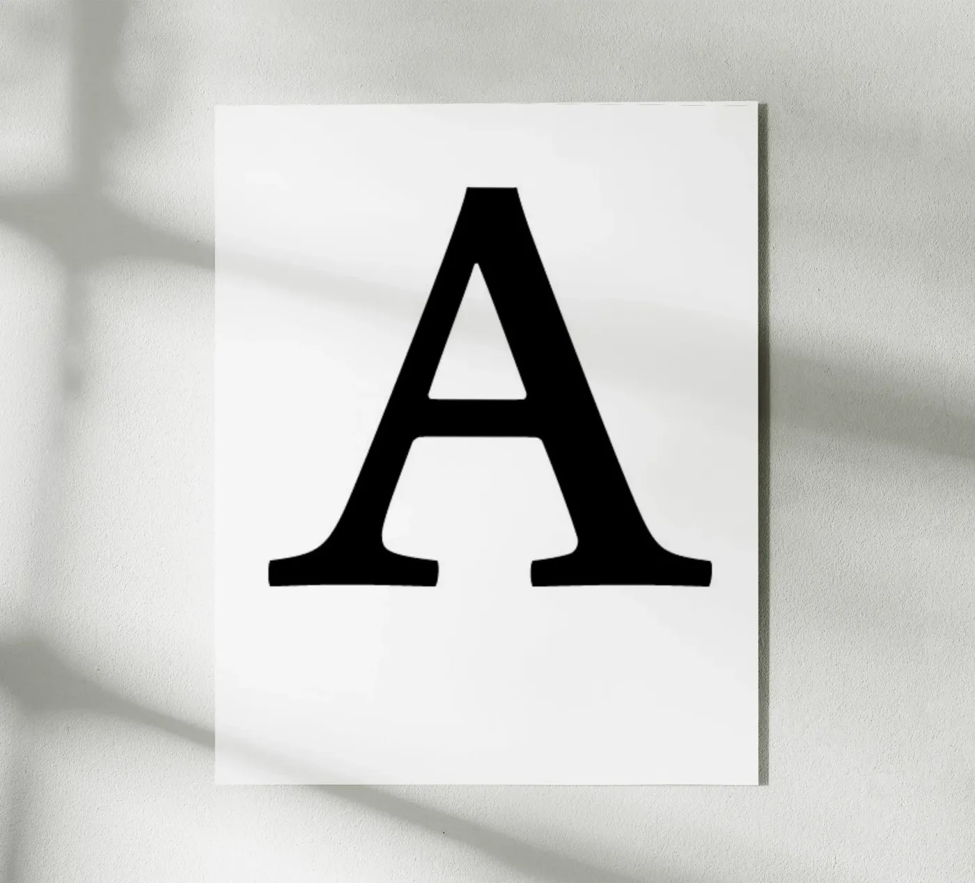 Lettera A plexiglass da Olivia Creator