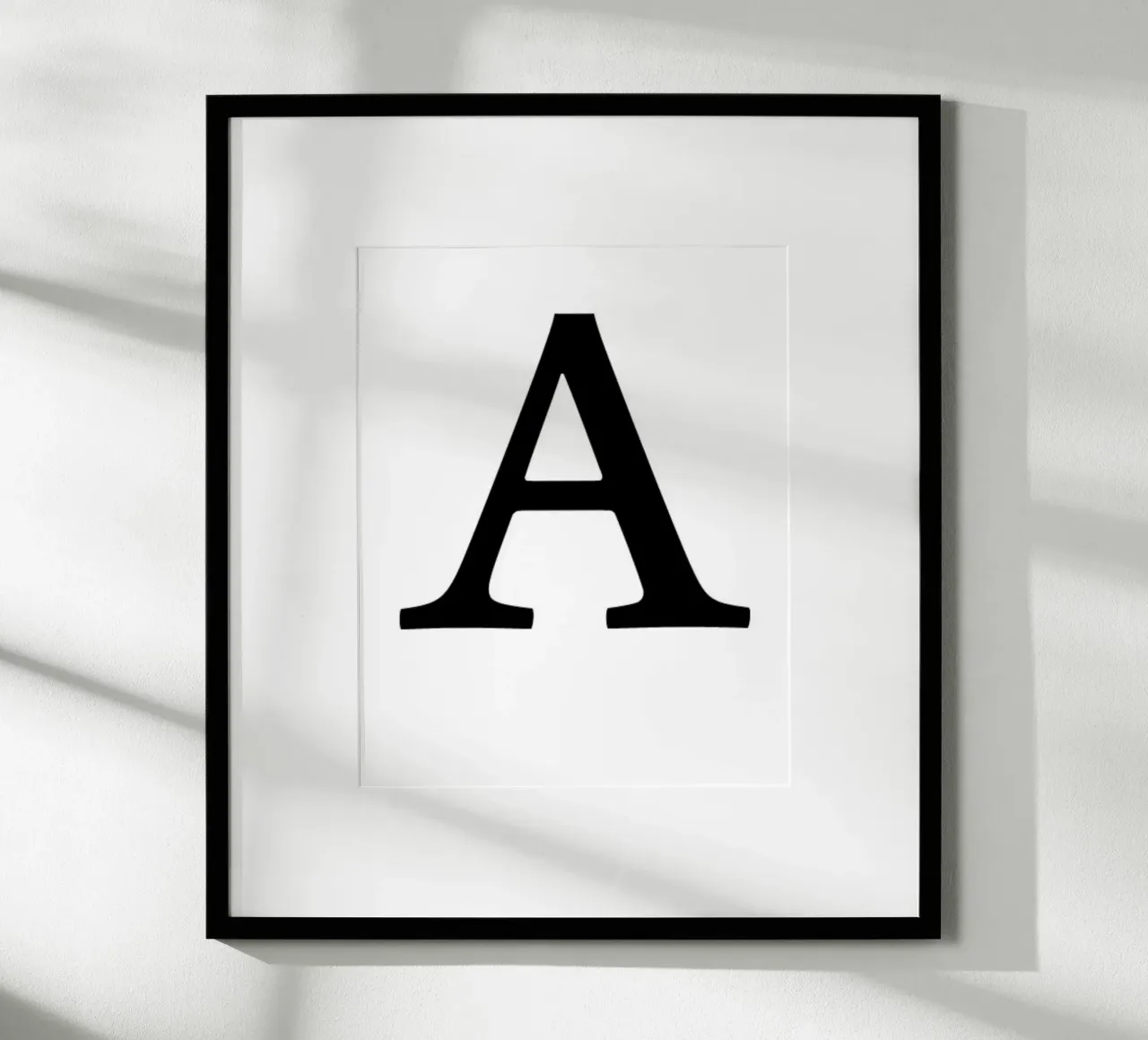 Lettera A poster da Olivia Creator