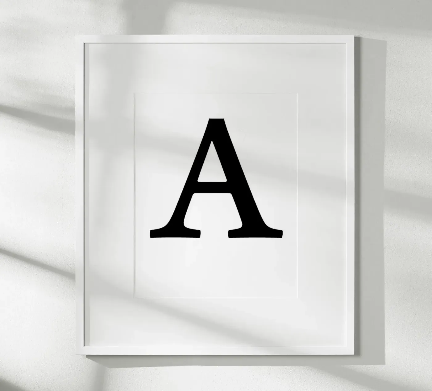 Lettera A poster da Olivia Creator