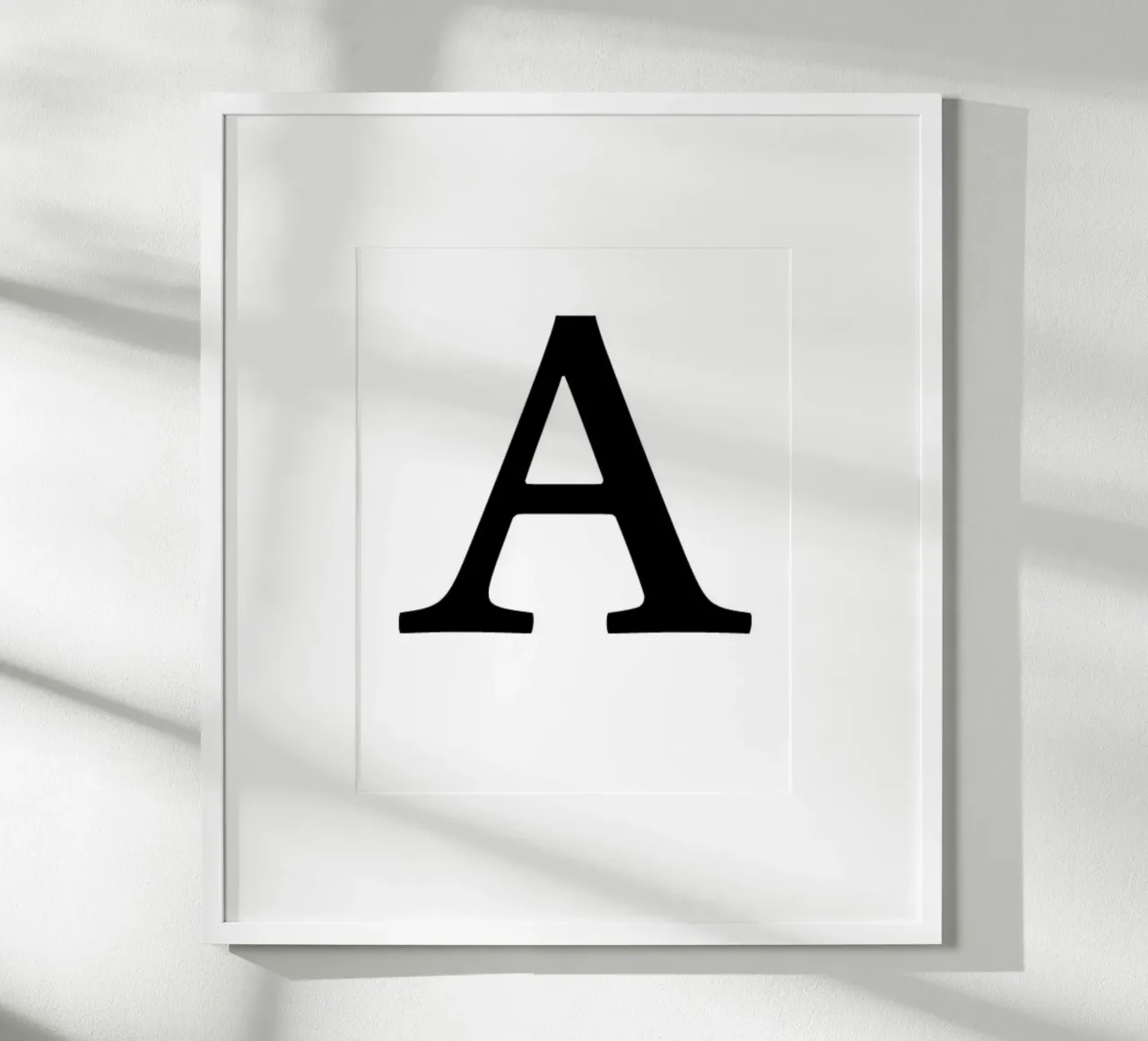 Lettera A poster da Olivia Creator