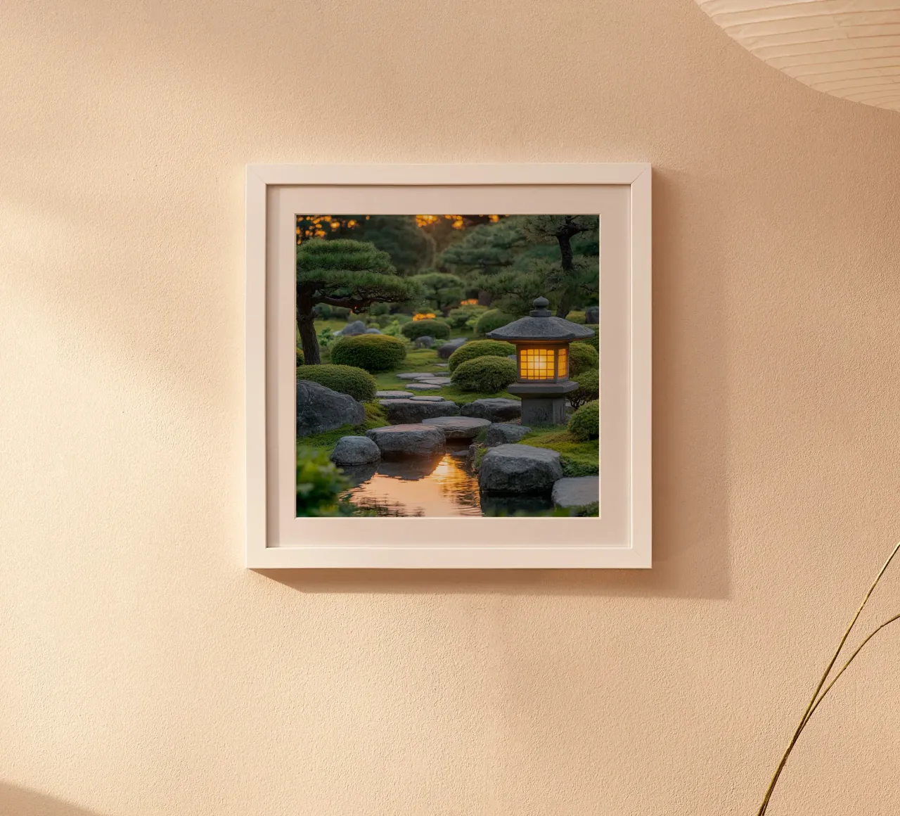 Essenza del Giappone poster con telaio in plastica da Wanderlust Vibes