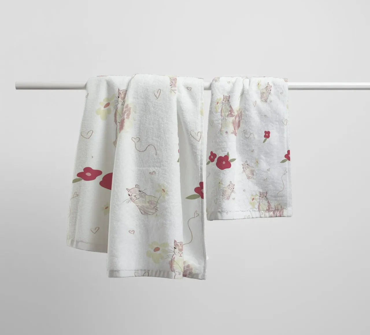 Happy Squirrels asciugamano da bagno da FeiLala