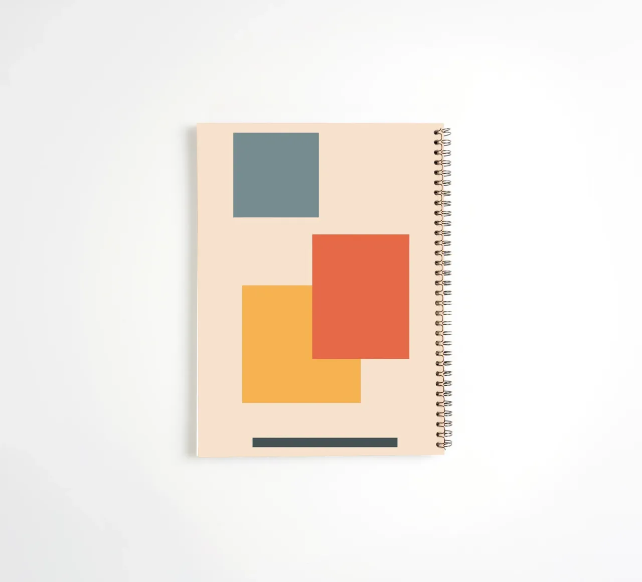 geometric shapes spiral notebook by E Cannon