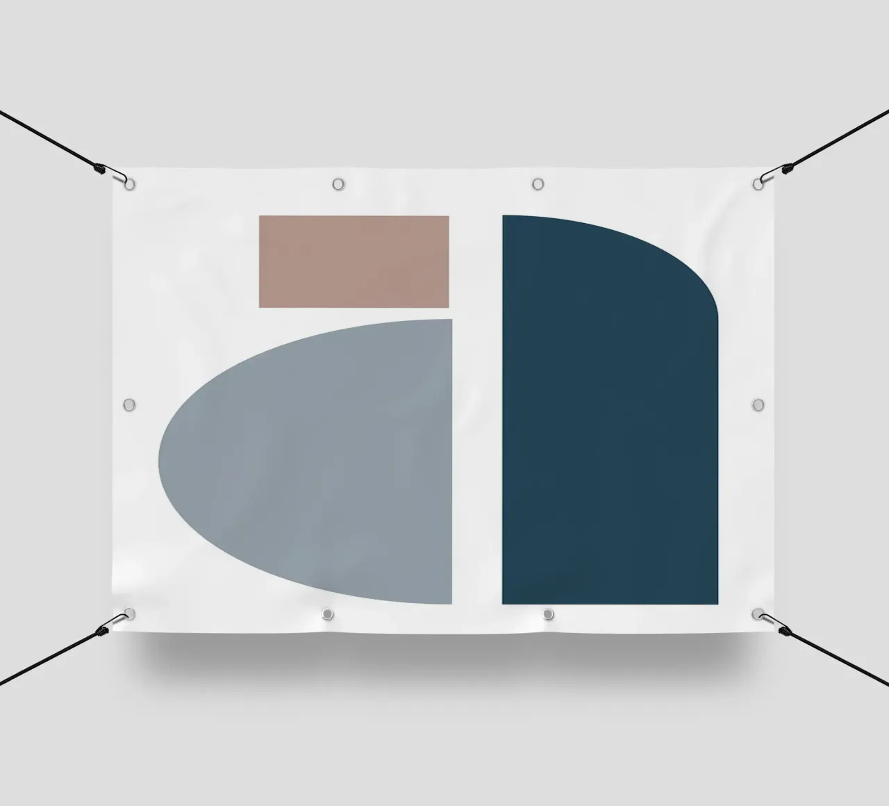 forma geometrica telo in pvc da E Cannon