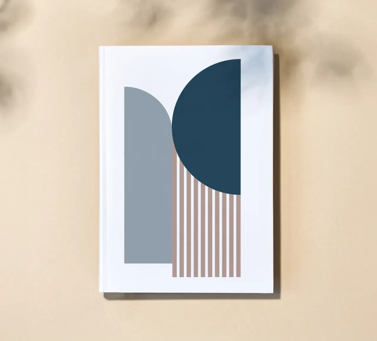 abstract shapes notebook by E Cannon