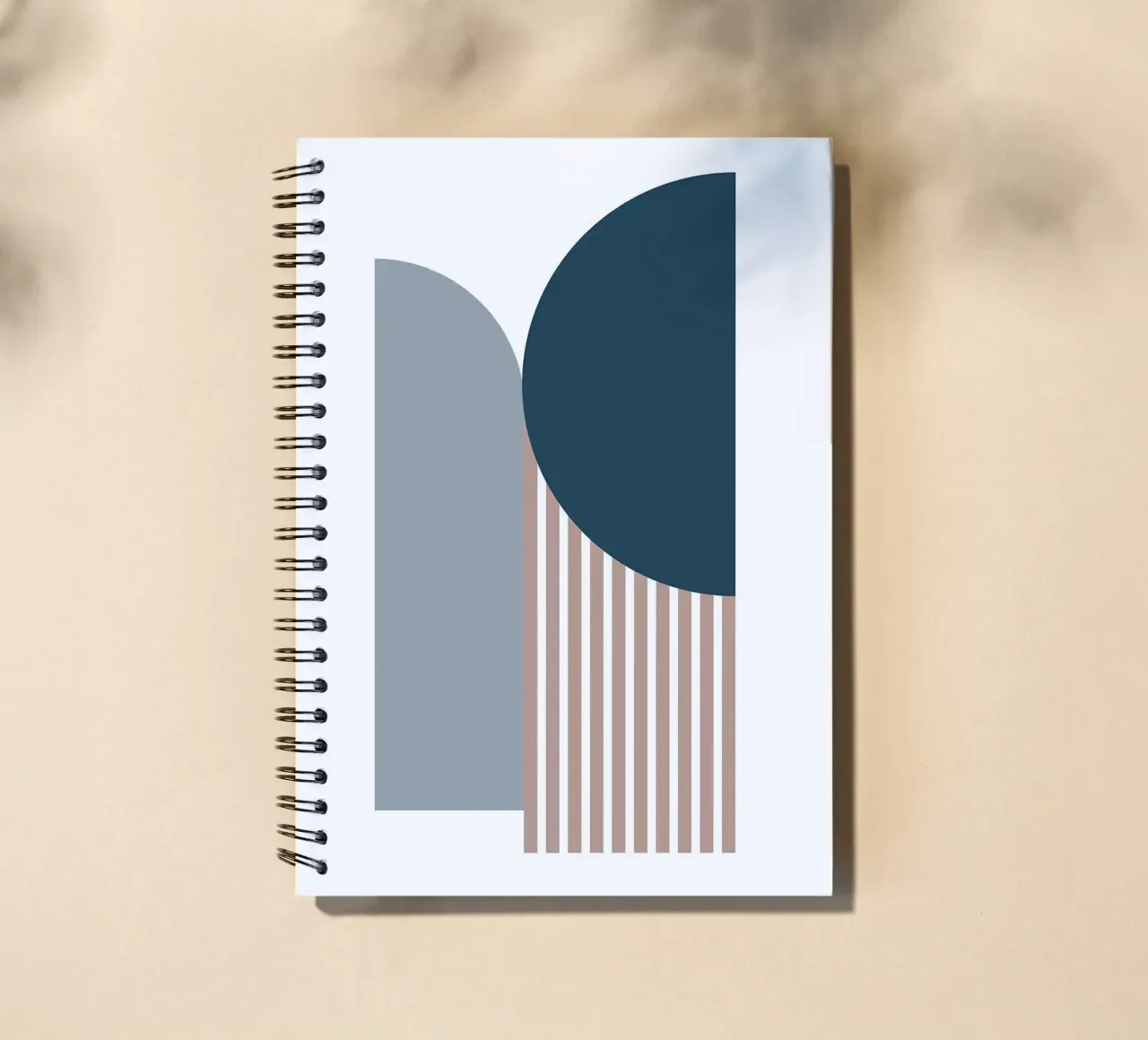 abstract shapes spiral notebook by E Cannon