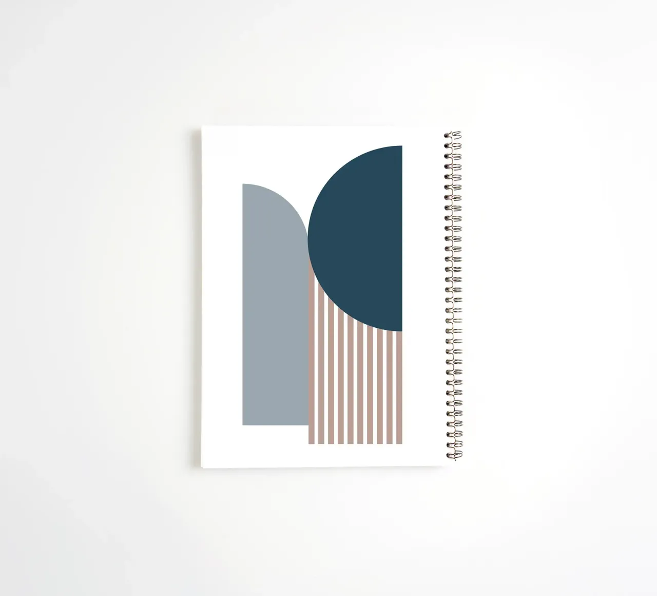 abstract shapes spiral notebook by E Cannon