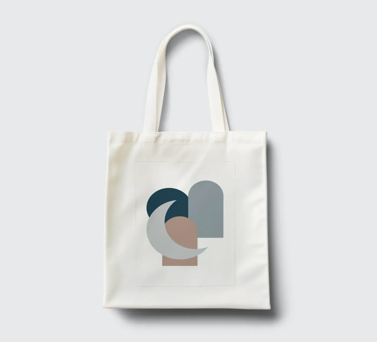 astratto borsa in juta da E Cannon