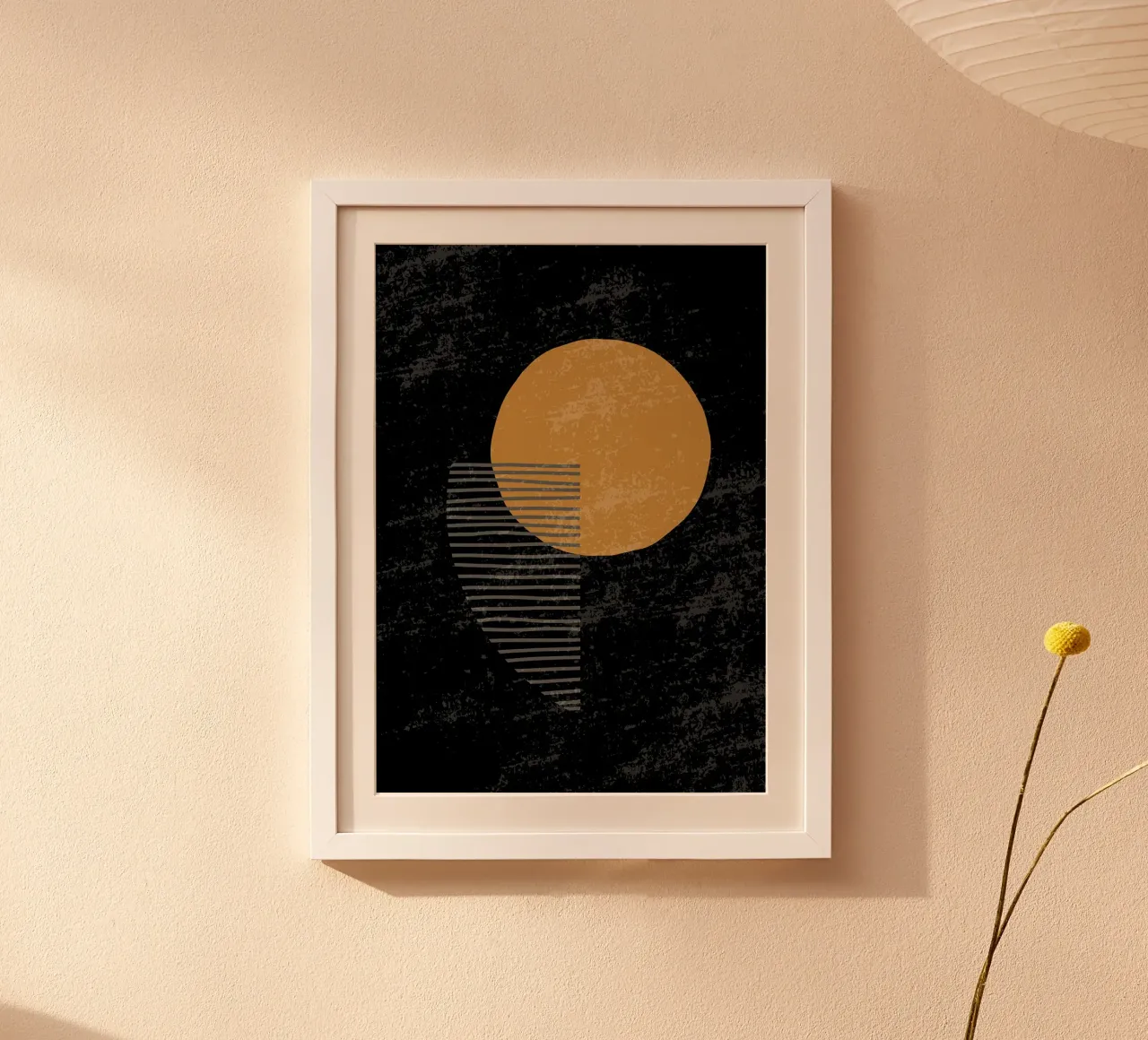 cerchio luna linee carta hahnemühle da E Cannon