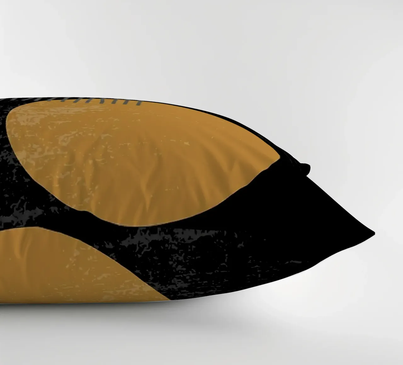 circle line texture pattern decorative cushion by E Cannon