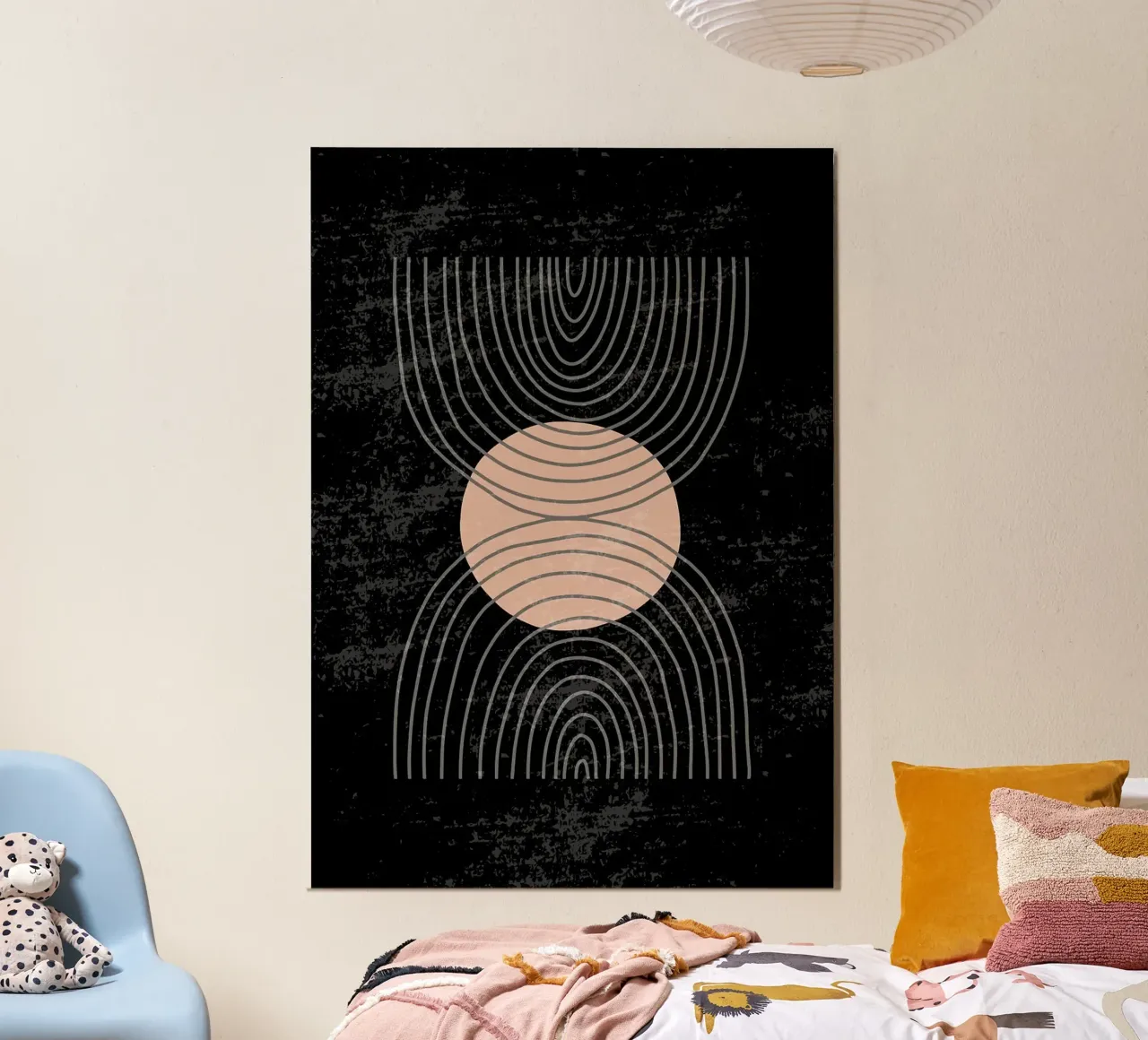 simmetria dell'arco a semicerchio poster da E Cannon