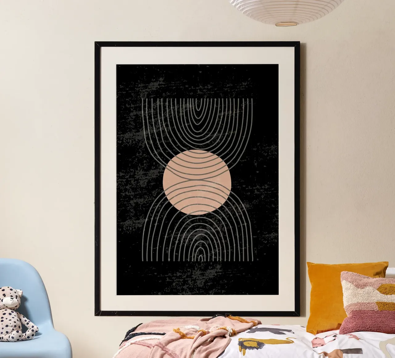 simmetria dell'arco a semicerchio poster da E Cannon