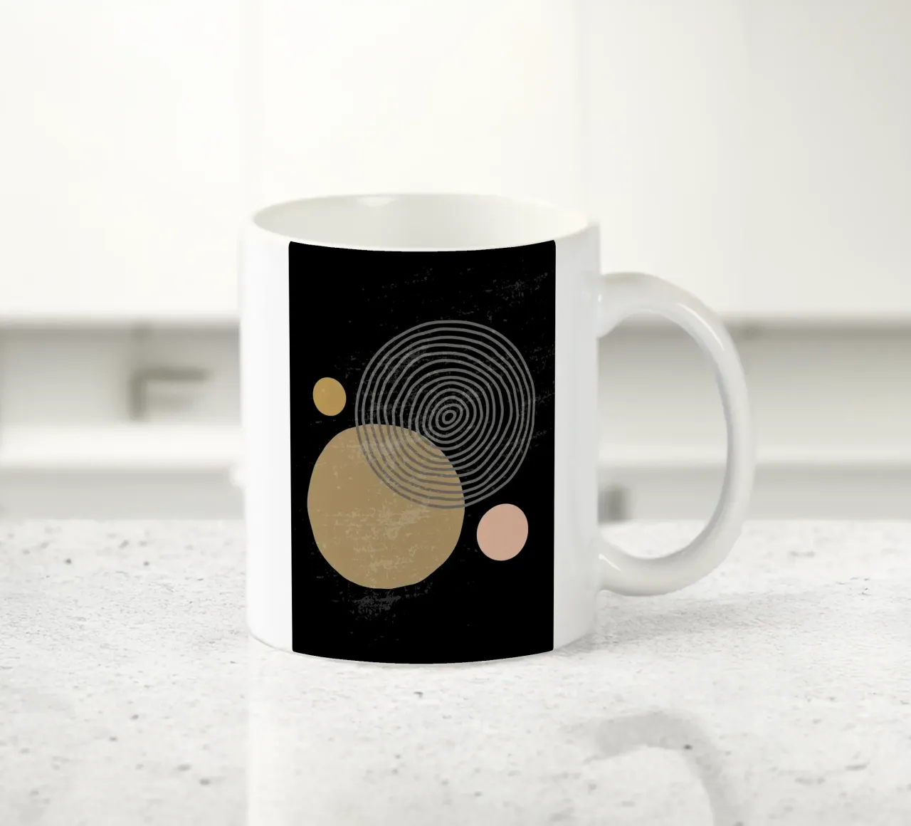 cerchi forme geometriche tazza in ceramica da E Cannon