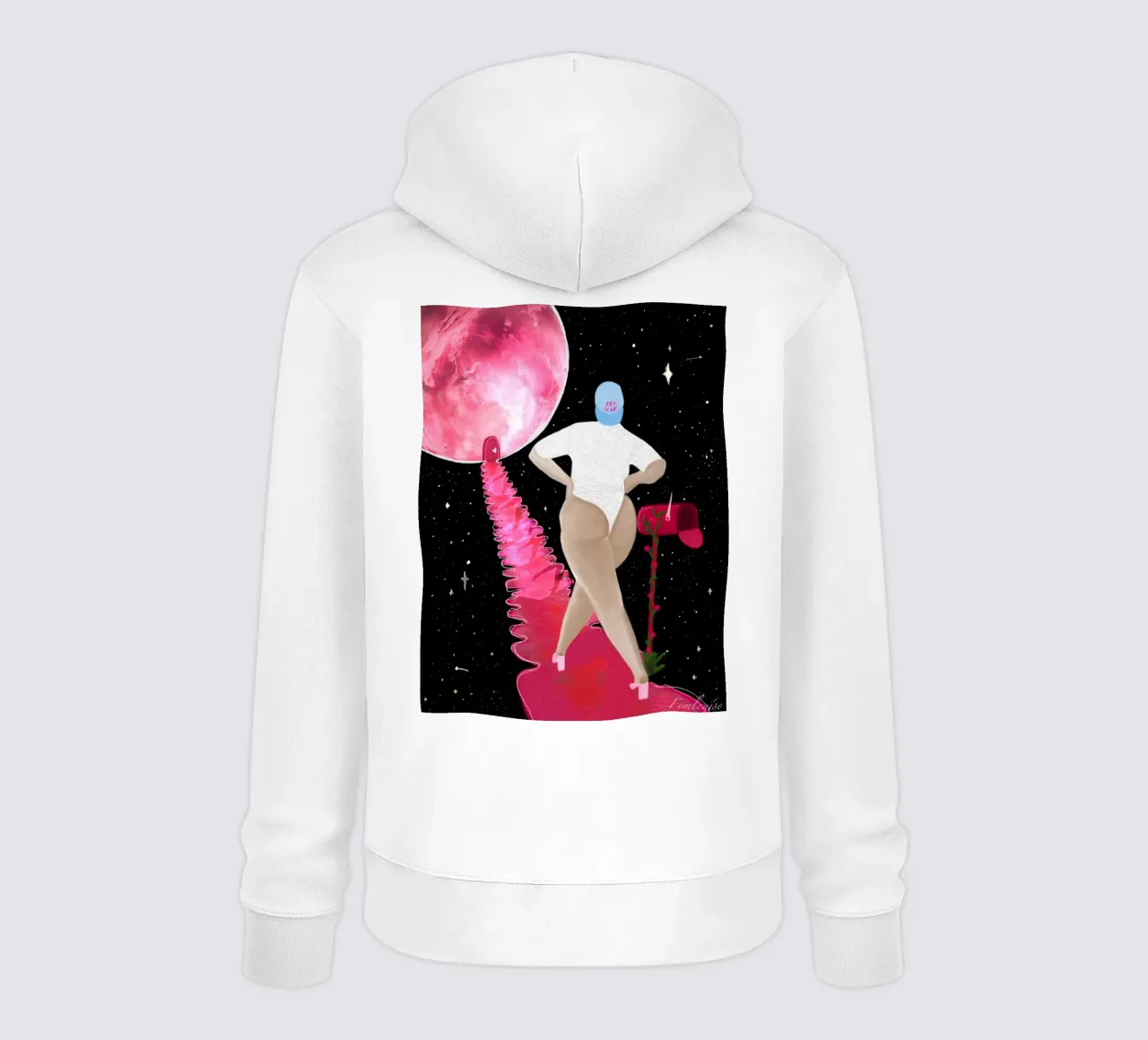 Cosmic Confidence felpa con cappuccio da Femlouise.illustrations