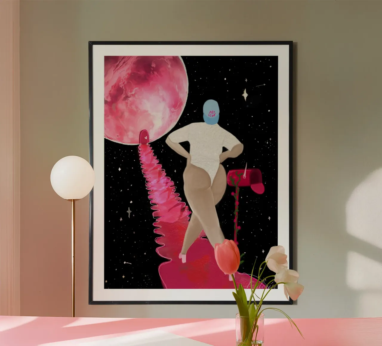 Cosmic Confidence poster da Femlouise.illustrations