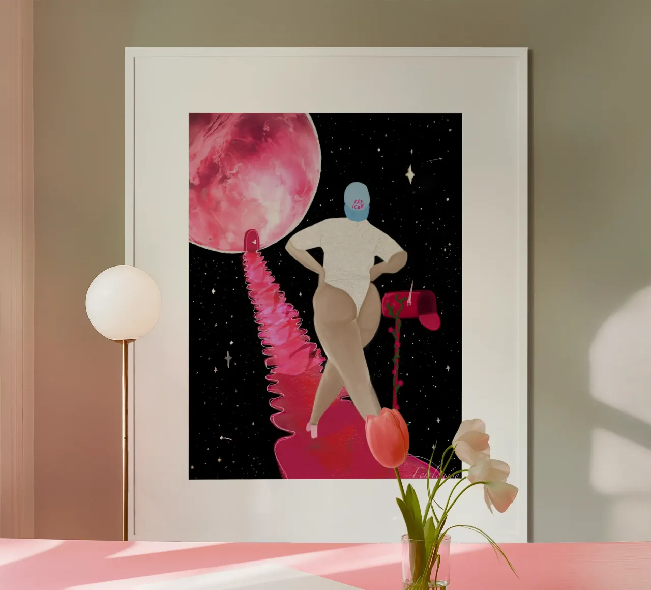 Cosmic Confidence poster da Femlouise.illustrations