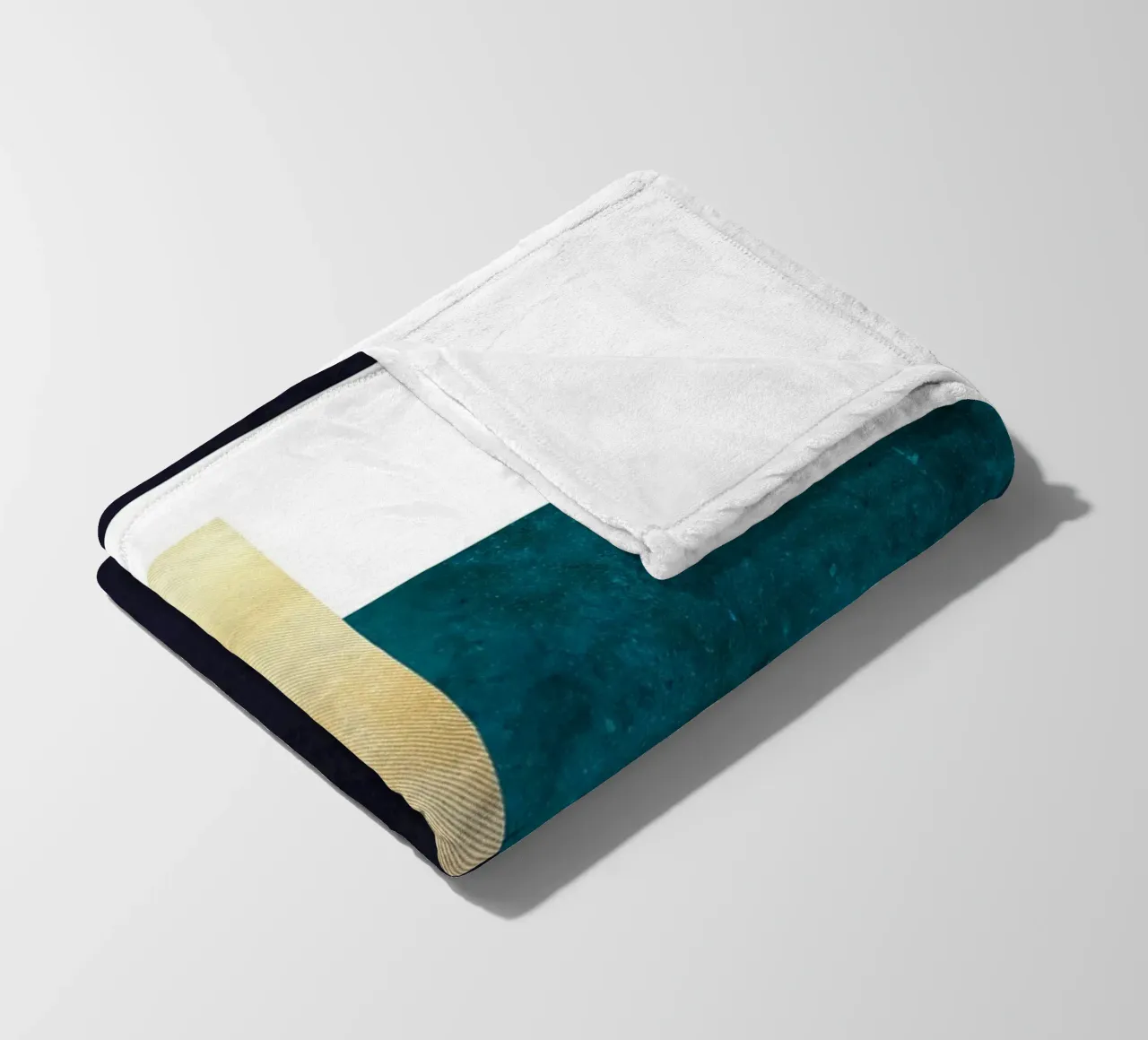 abstract geometric square feeling coperta in pile da vintageshop
