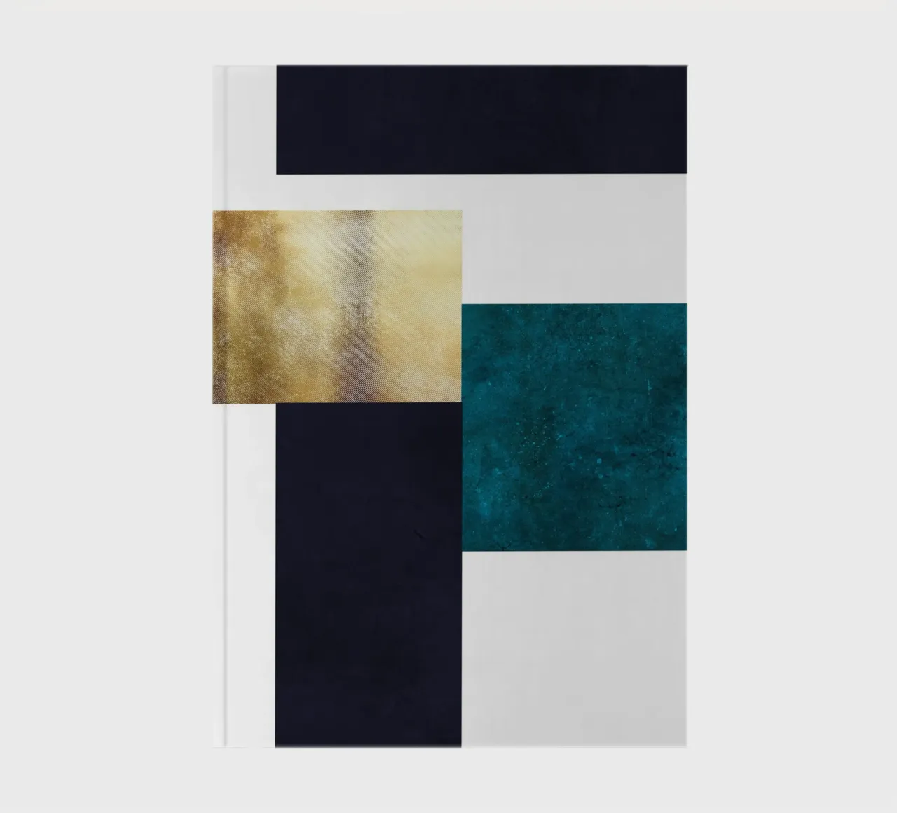 abstract geometric square feeling notebook by vintageshop