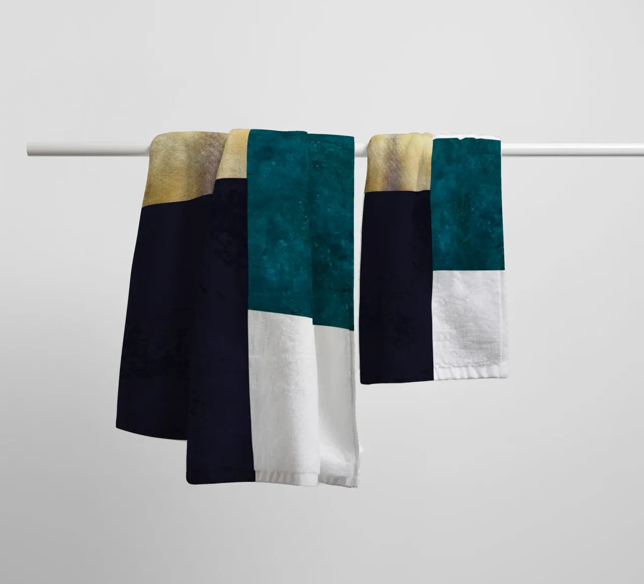 abstract geometric square feeling asciugamano da bagno da vintageshop