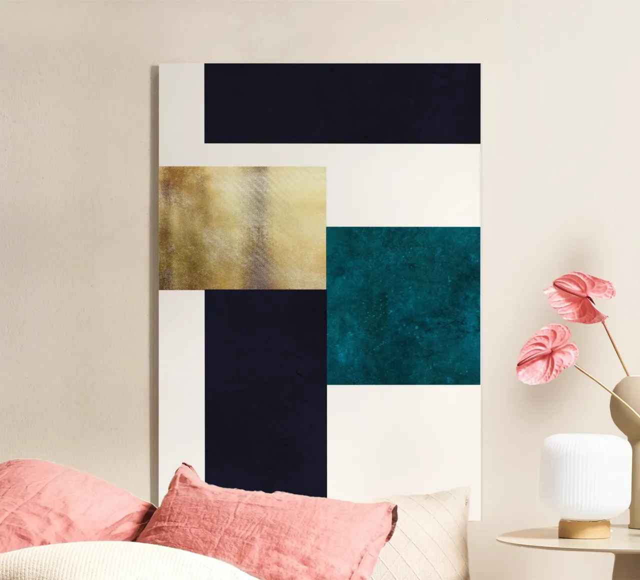 abstract geometric square feeling plexiglass da vintageshop