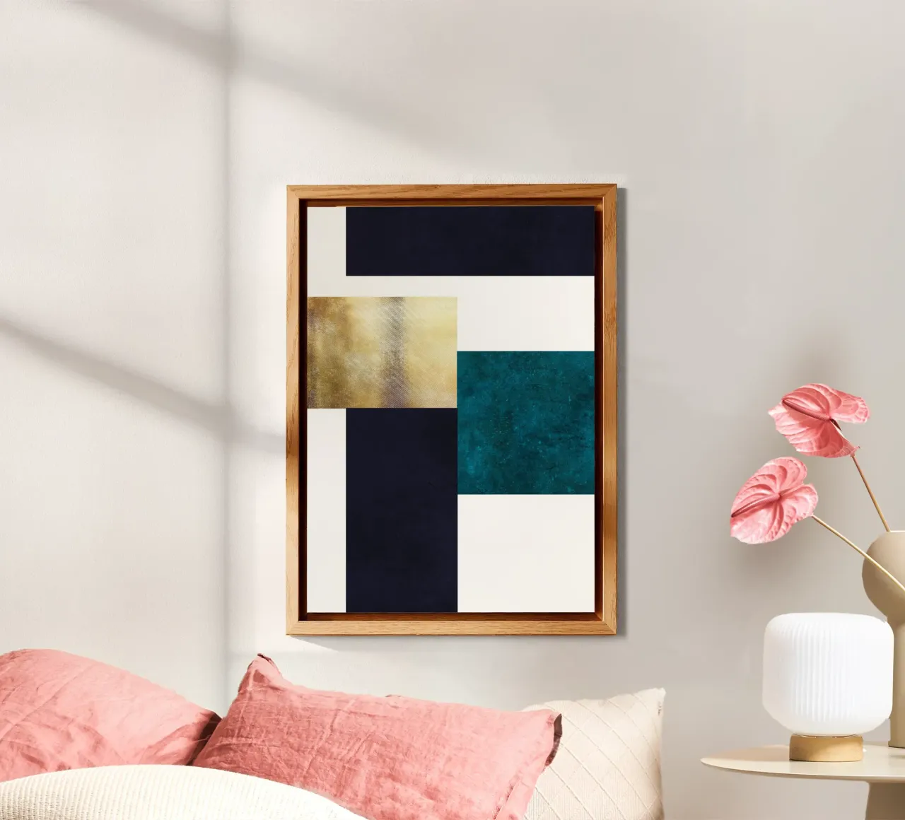 abstract geometric square feeling alluminio dibond da vintageshop