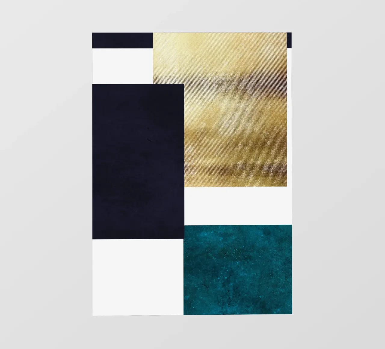 abstract geometric square feeling 1 telo in pvc da vintageshop