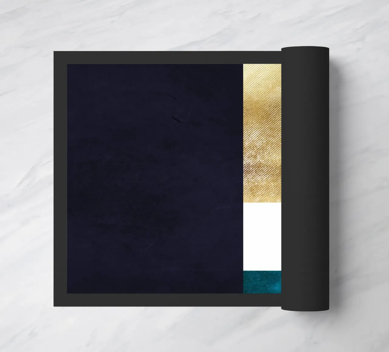 abstract geometric square feeling 1 zerbino da vintageshop