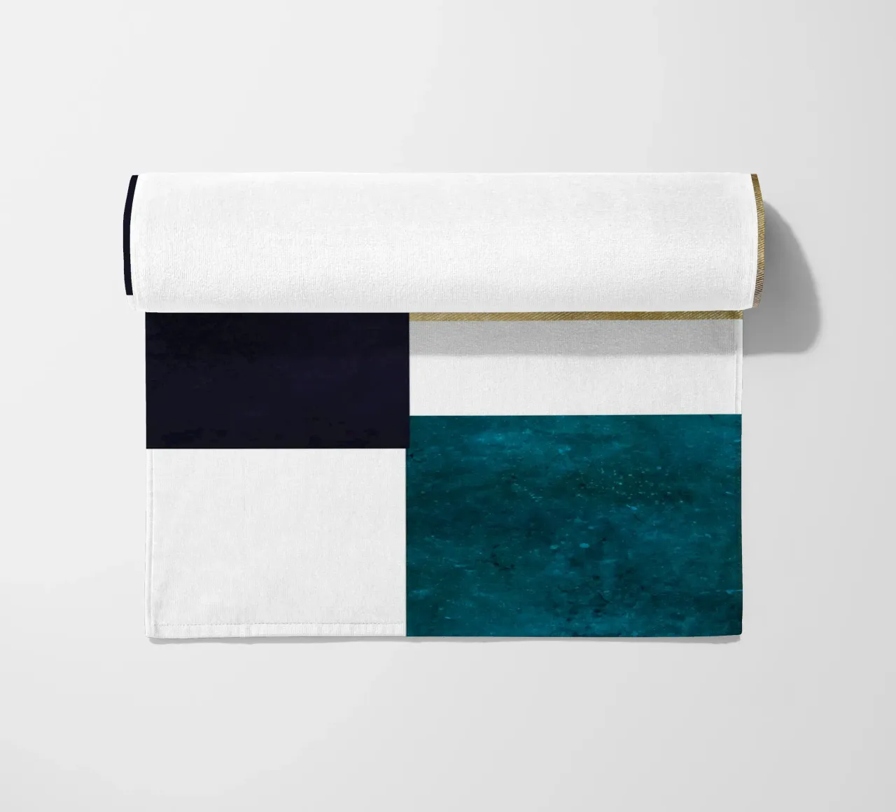 abstract geometric square feeling 1 telo mare da vintageshop