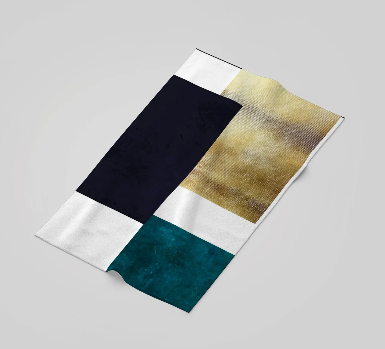 abstract geometric square feeling 1 telo mare da vintageshop