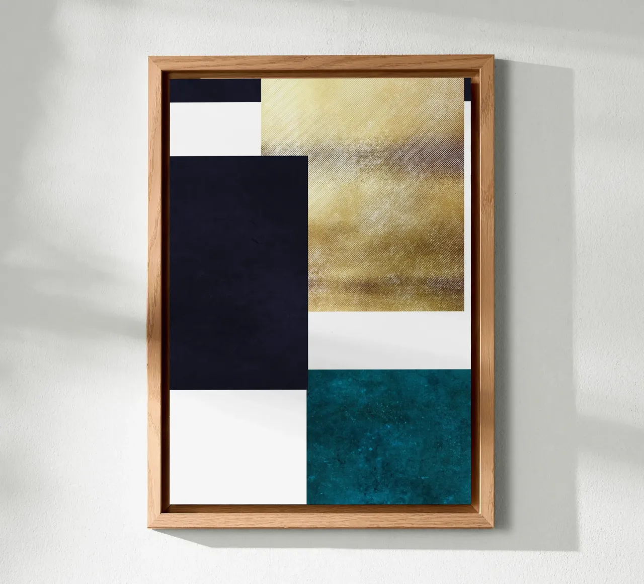 abstract geometric square feeling 1 alluminio dibond da vintageshop