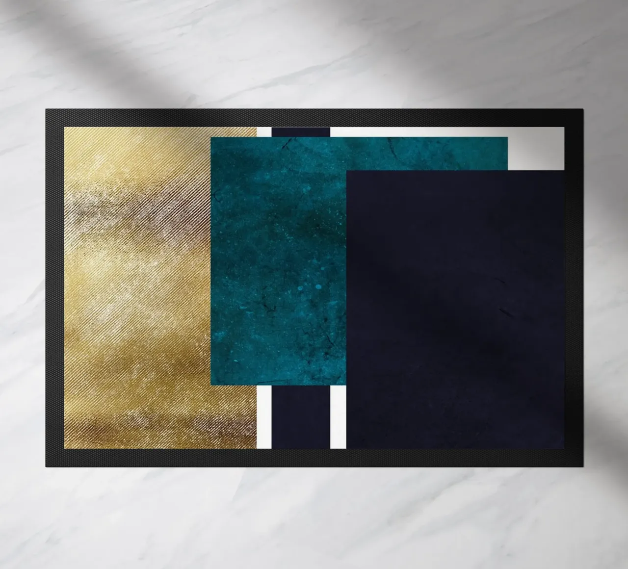 abstract geometric square feeling 2 zerbino da vintageshop