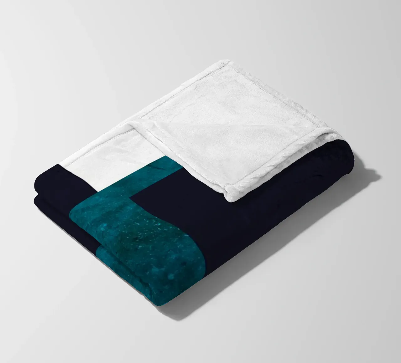 abstract geometric square feeling 2 coperta in pile da vintageshop
