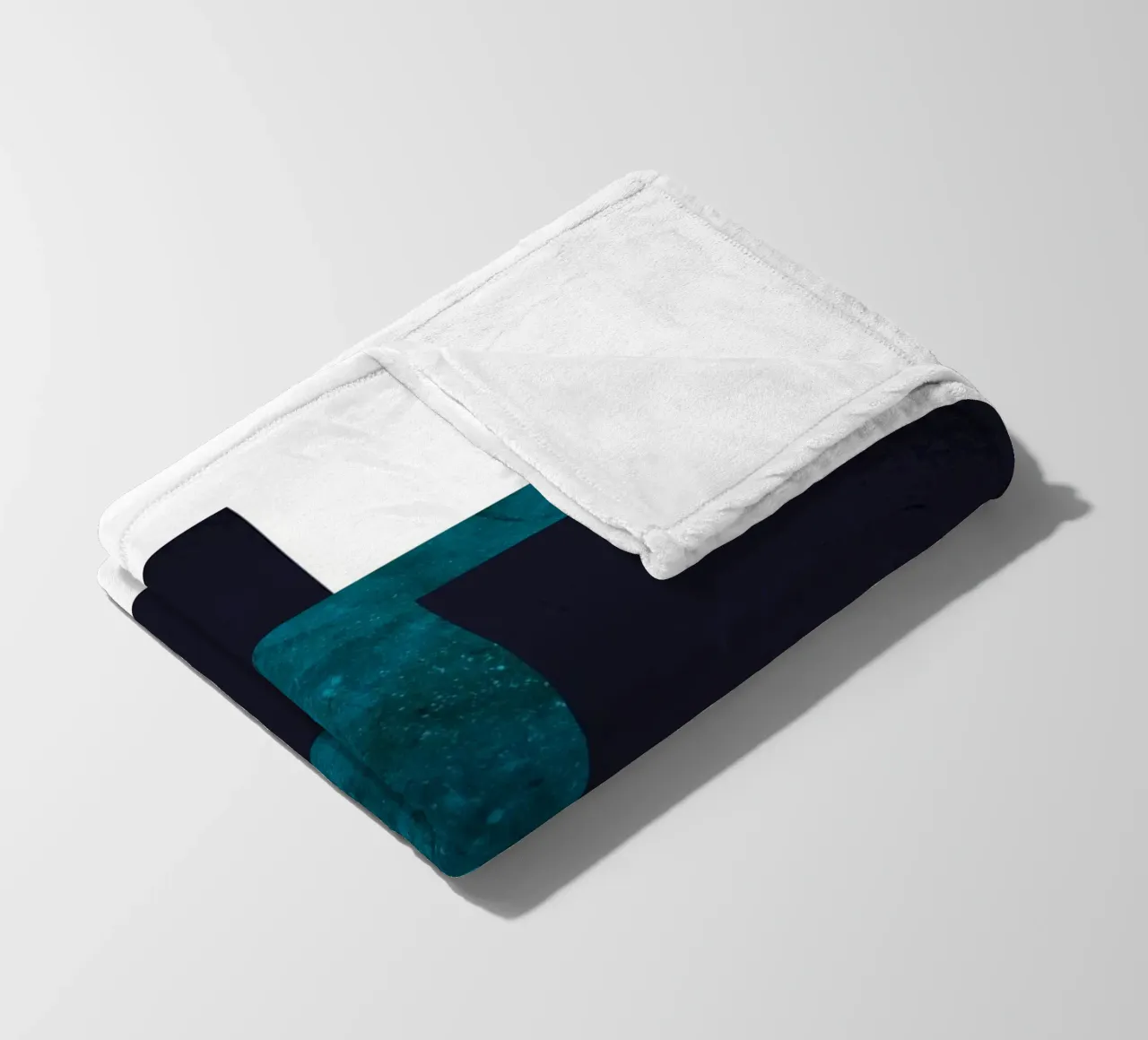 abstract geometric square feeling 2 coperta in pile da vintageshop