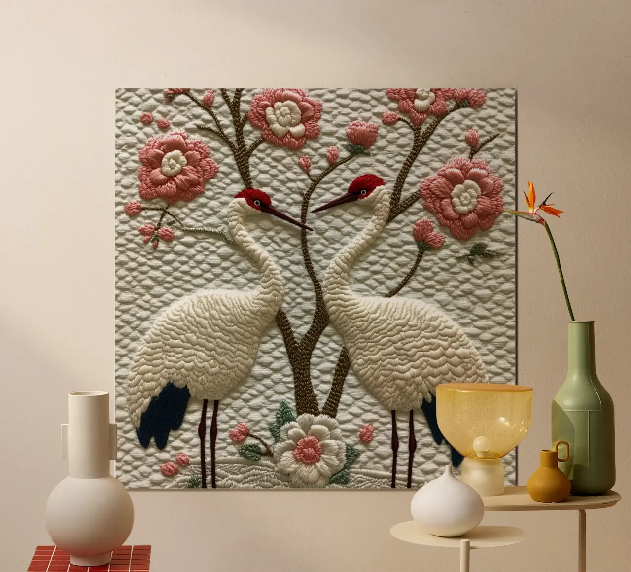 Essenza del Giappone poster con telaio in legno da Wanderlust Vibes