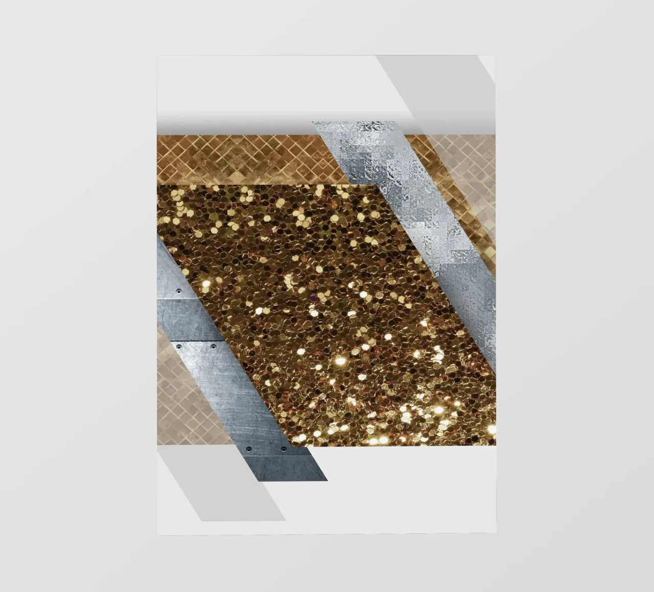 shimmering golden geometric abstract 1 pellicola backlit da vintageshop