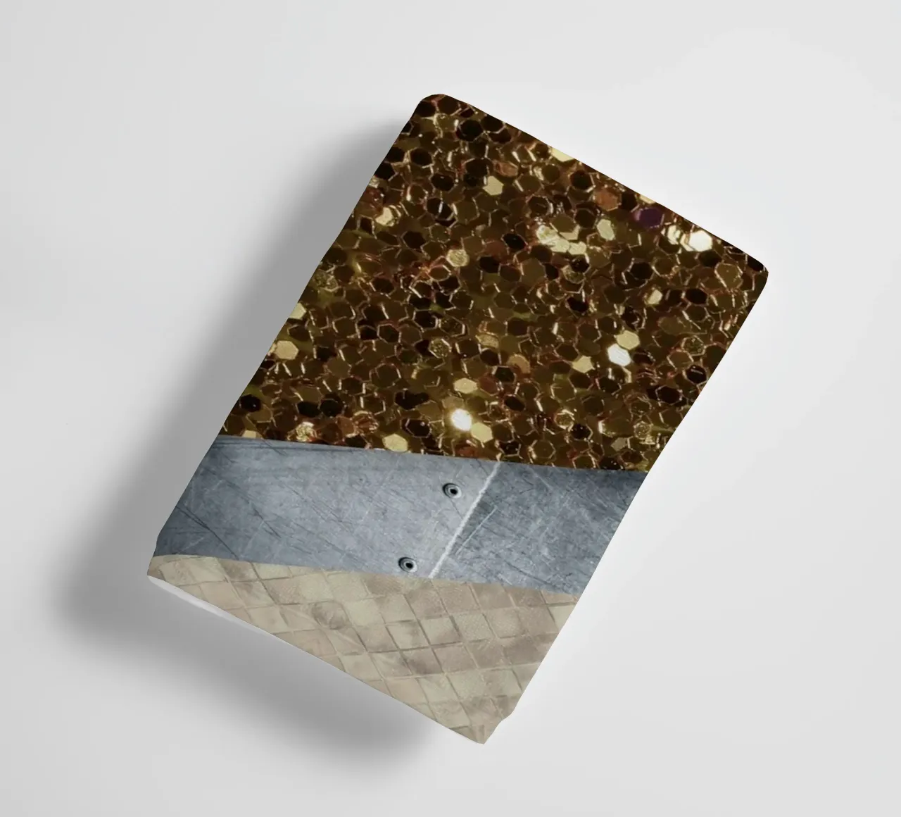 shimmering golden geometric abstract 02 asciugamano da bagno da vintageshop