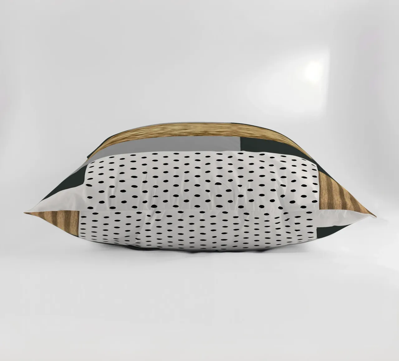 abstract gray and black squares cuscino da vintageshop