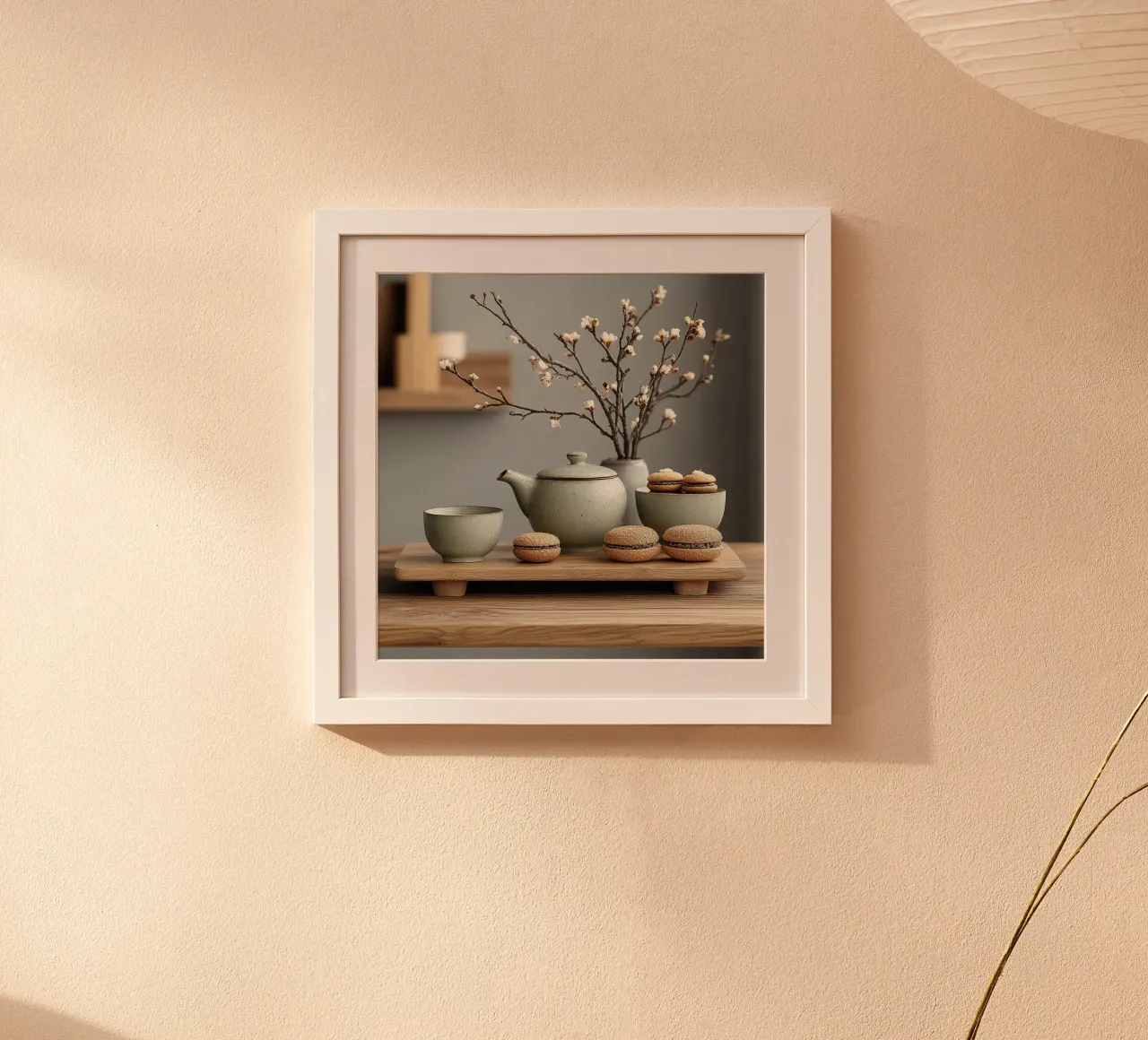 Essenza del Giappone poster con telaio in plastica da Wanderlust Vibes