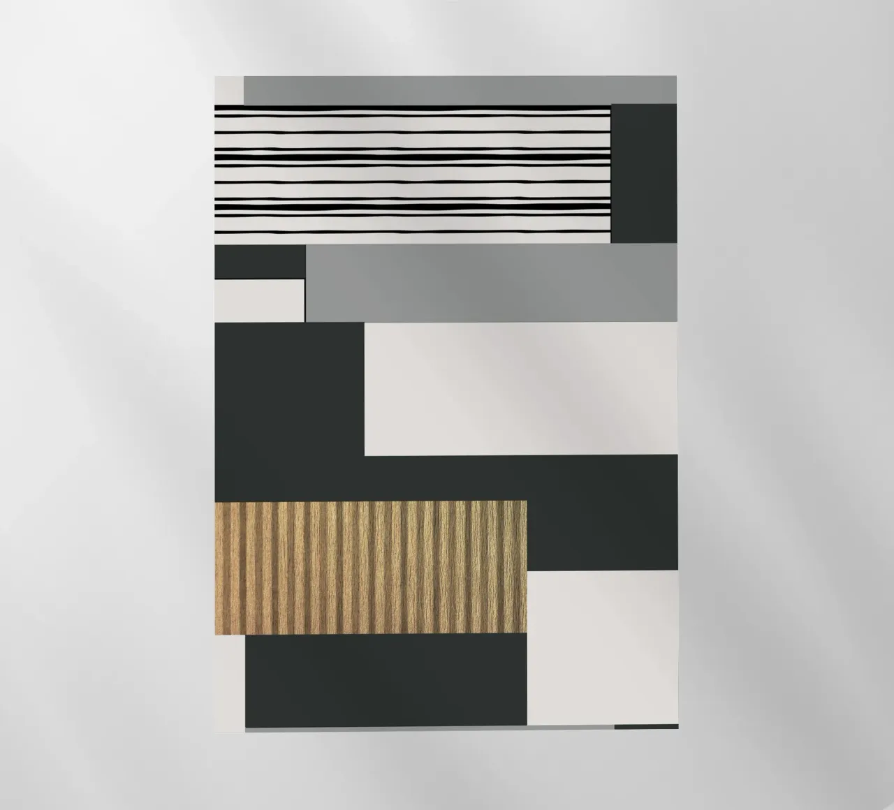 abstract gray and black squares 2 pellicola backlit da vintageshop