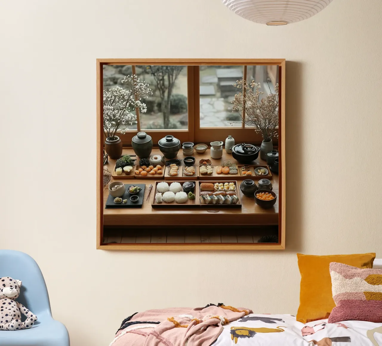Essenza del Giappone tela con Cornice a cassetta da Wanderlust Vibes