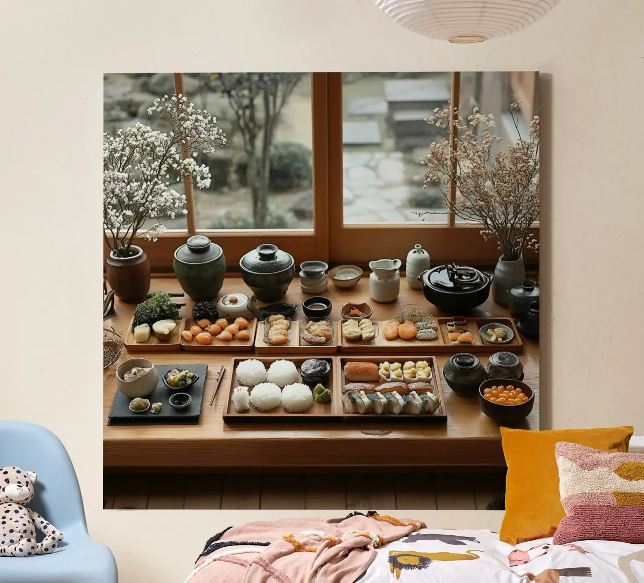 Essenza del Giappone tela con Cornice a cassetta da Wanderlust Vibes