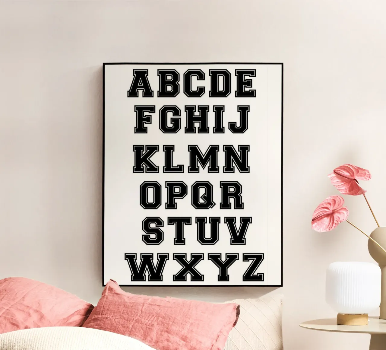 alfabeto plexiglass da Olivia Creator