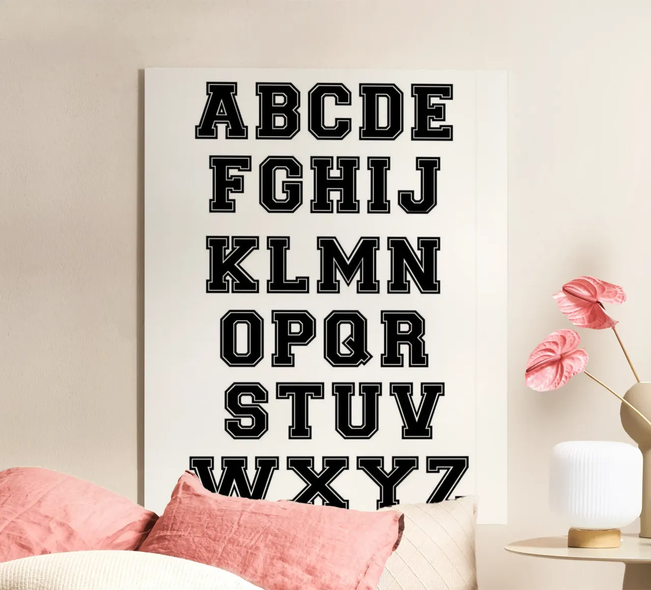 alfabeto plexiglass da Olivia Creator